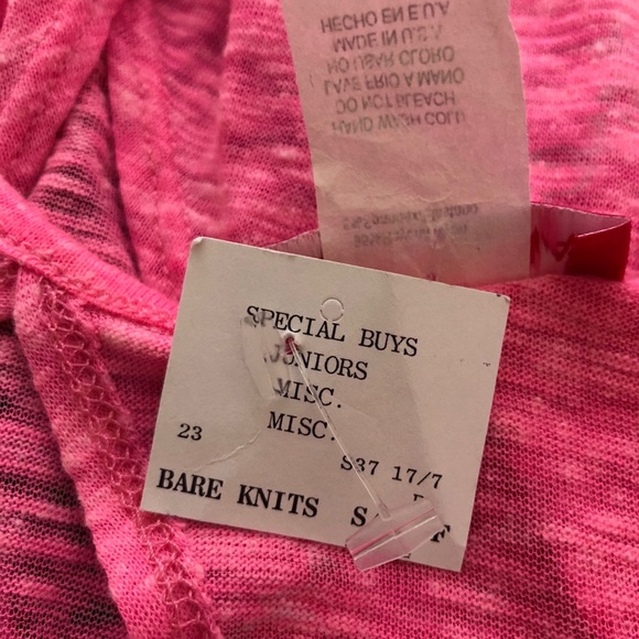 NWT Body Central Women’s Pink Open Back Shirt L - Picture 4 of 5